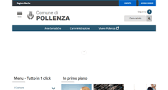 Desktop Screenshot of comune.pollenza.mc.it